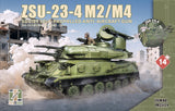 Zimi Model 1/35 ZSU23-4 M2/M4 Self-Propelled Anti-Aircraft Gun Kit