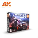 AK Interactive 3G Transparent Colors Set