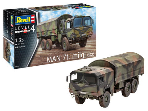 Revell Germany Military 1/35 MAN 7-Ton 6x6 Military Truck Kit
