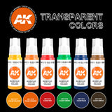AK Interactive 3G Transparent Colors Set