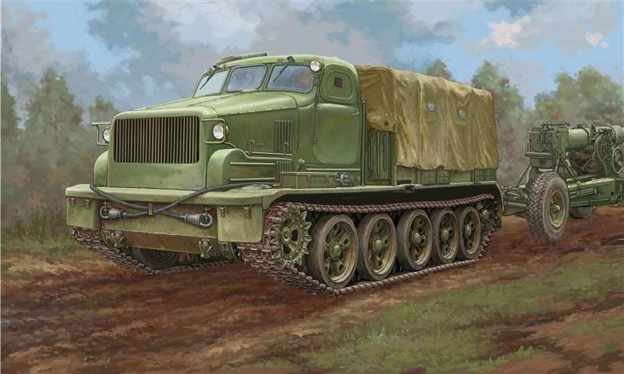 Trumpeter Military Models 1/35 Soviet AT-T Artillery Prime Mover Kit