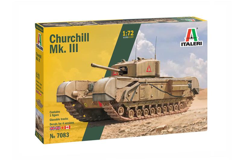 Italeri Military 1/72 Churchill Mk III Tank Kit