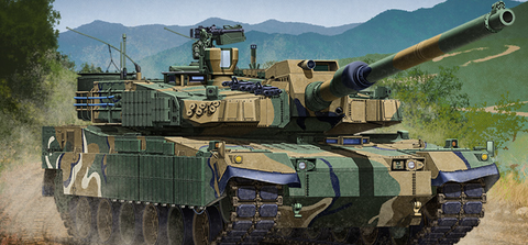 Academy Military 1/35 R.O.K. K2 "Black Panther" Main Battle Tank Kit