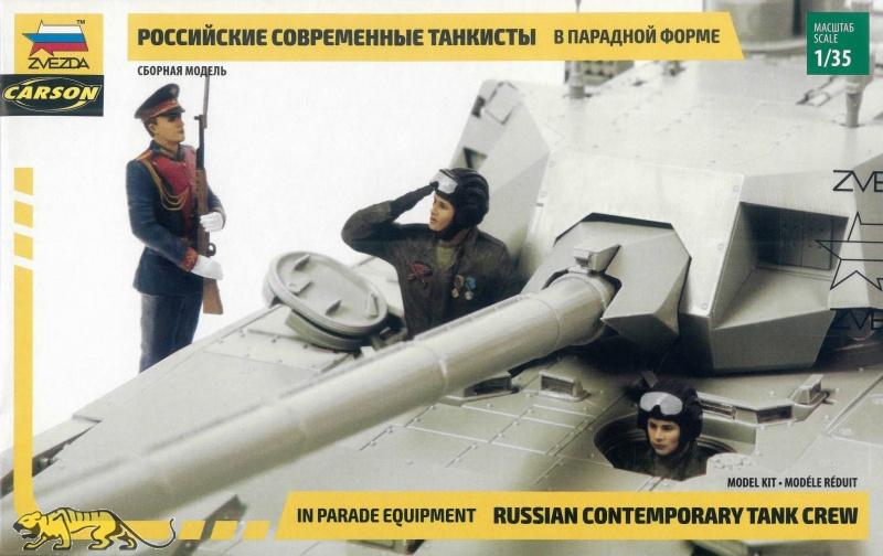 Zvezda 1/35 Russian Contemporary Tank Crew Parade Version (3) Kit