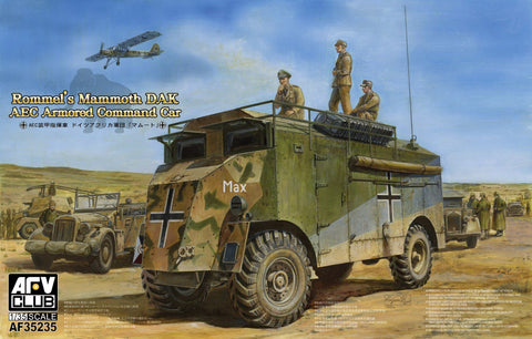 AFV Club 1/35 Rommel's Mammoth DAK AEC Armored Command Car Kit