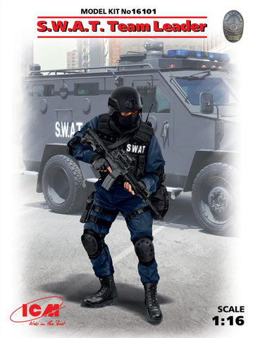 ICM 1/16 SWAT Team Leader Kit