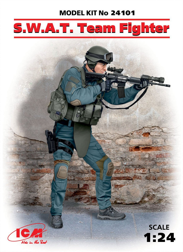 ICM 1/24 SWAT Team Fighter (New Tool) Kit