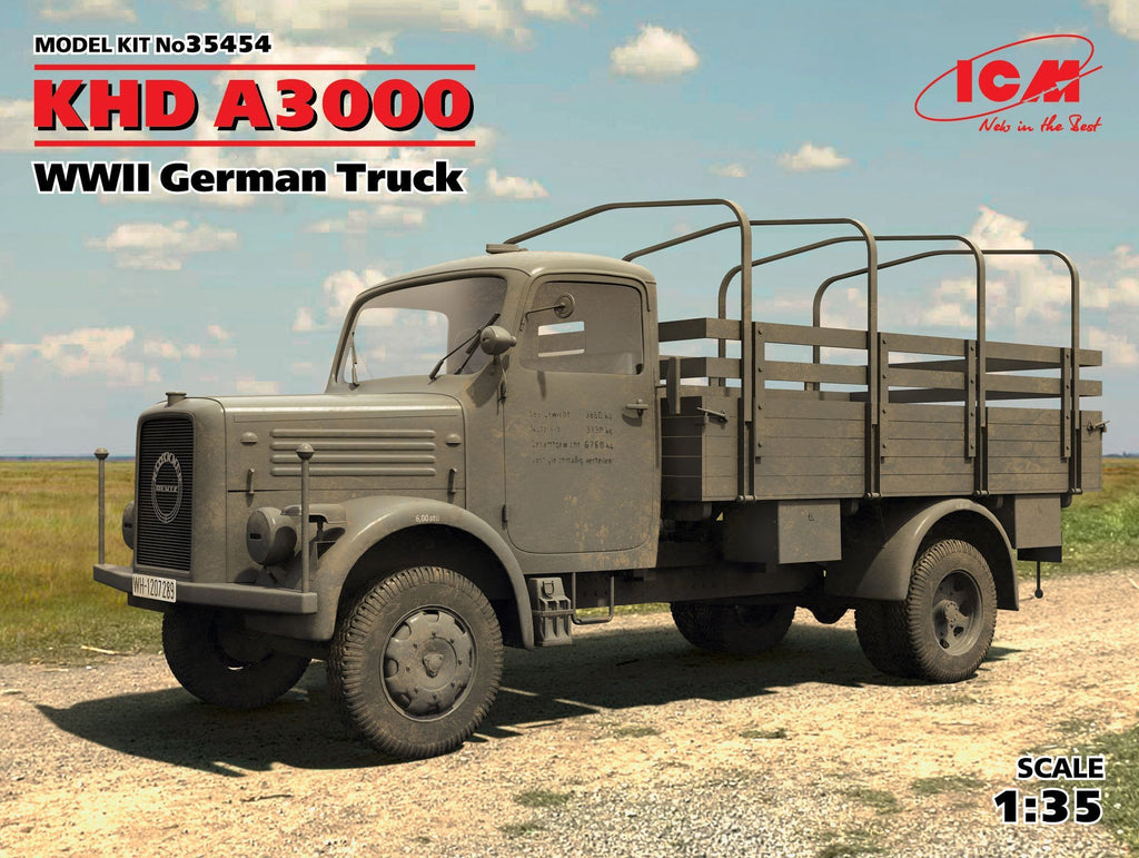 ICM 1/35 WWII German KHD A3000 Army Truck Kit
