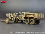 MiniArt Military Models 1/35 WWII Soviet 2-Ton 6x4 Truck & 76mm USV-BR Gun (New Tool) Kit