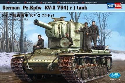 Hobby Boss 1/48 Pz.Kpfw. KV-2 R Kit
