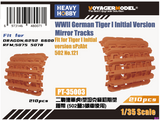 Heavy Hobby 1/35 WWII German Tiger I Tank Initial Mirror Tracks (502 Camp 3)
