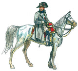 Italeri 1/72 Napoleonic War: French Imperial General Staff (21 w/13 Horses) Set
