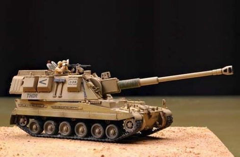 Trumpeter Military Models 1/72 British AS90 Self-Propelled Gun Kit