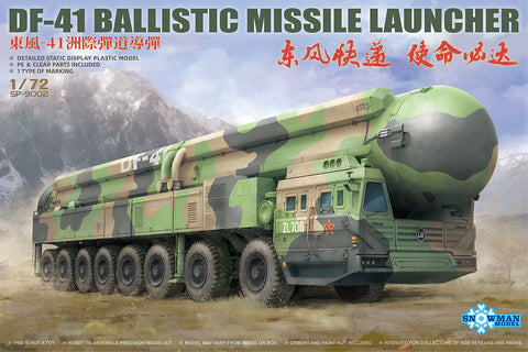 Takom 1/72 PLA DF-41 Ballistic Missile Launcher Kit