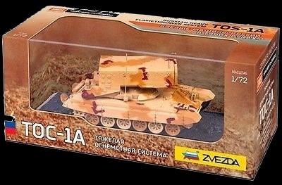 Zvezda 1/72 Russian TOS1A Heavy Flamethrower System Tank (Assembled)