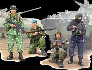 Trumpeter Military Models 1/35 Russian Special Operation Force Figure Set (4) Kit