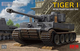 Rye Field 	1/35 German Tiger I Initial Production Early 1943 Tank w/Workable Track Links Kit