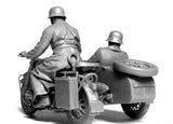 Master Box Ltd 1/35 German Motorcycle Troops on the Move (4) Kit