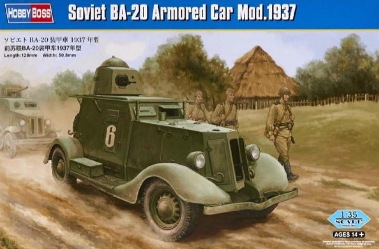 Hobby Boss 1/35 Soviet BA-20 Armored Car Kit