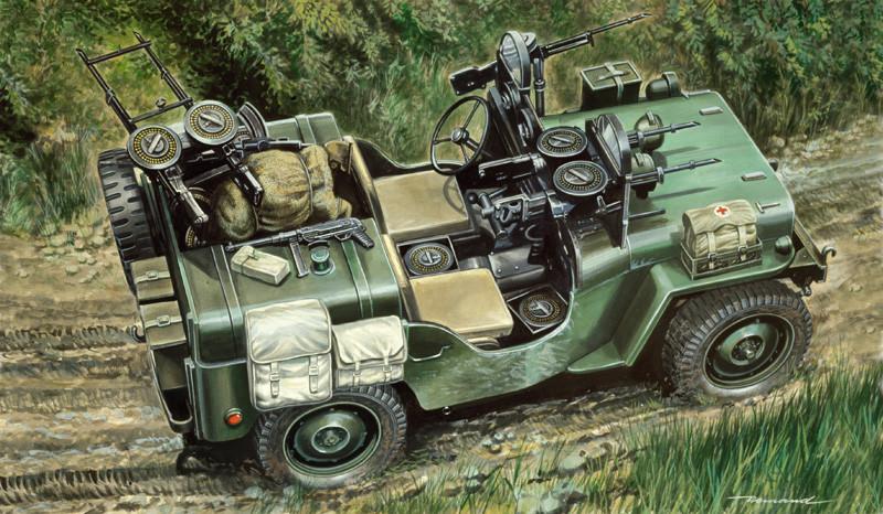 Italeri Military 1/35 Commando Military Car Kit