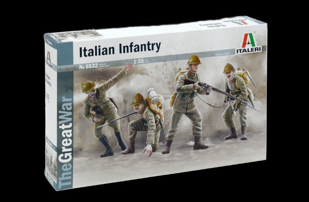 Italeri Military 1/35 WWI Italian Infantry (4) Kit