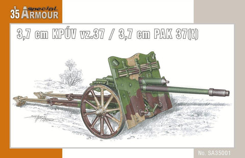 Special Hobby Military 1/35 3,7cm PAK 37(t) Anti-Tank Gun Kit