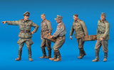 MiniArt 1/35 German Artillery Crew (5) w/Ammo Boxes (Special Edition) Kit