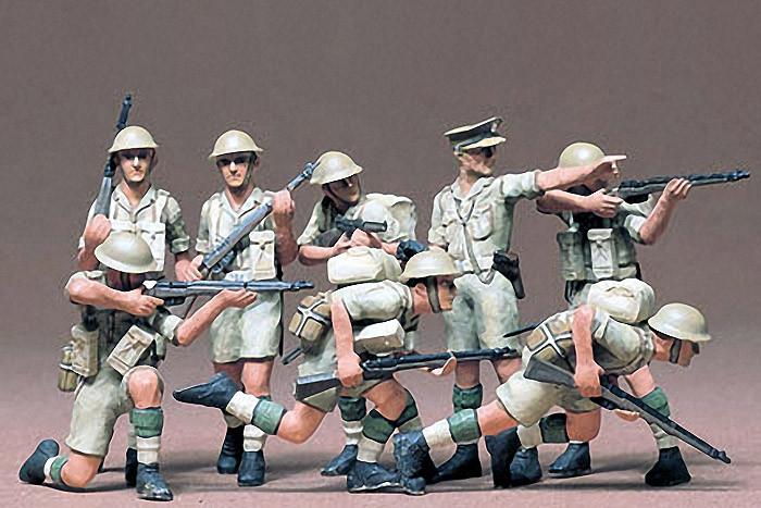 Tamiya 1/35 British 8th Army Infantry Desert Rat (8 Figures) Kit