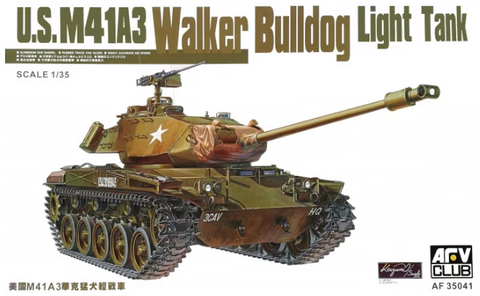 AFV Club 1/35 WWII US M41A3 Walker Bulldog Light Tank Kit