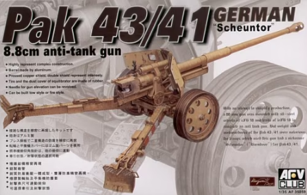 AFV Club 1/35 German Pak 43/41 Scheuntor 8.8cm Anti-Tank Gun Kit