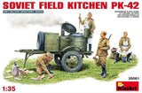 MiniArt 1/35 KP42 Soviet Field Kitchen w/4 Crew Kit