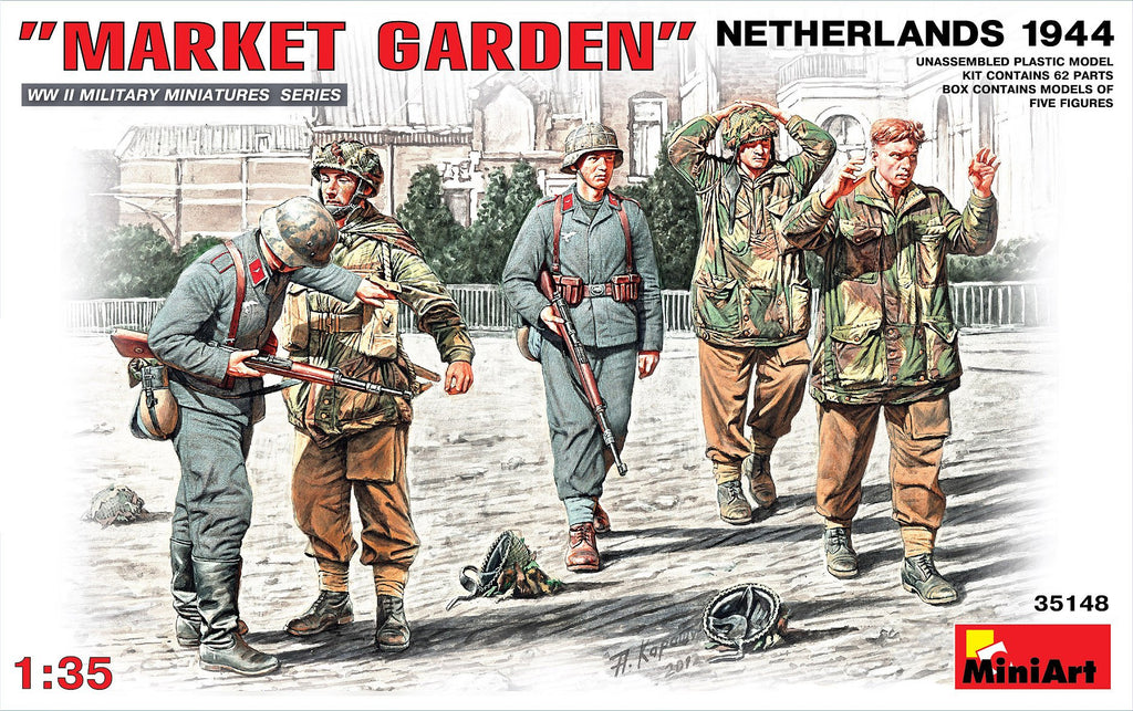 MiniArt Military Models 1/35 Market Garden Netherlands 1944 (3 British –  Military Model Depot