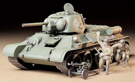 Tamiya 1/35 Russian T34/76 ChTZ Tank Kit