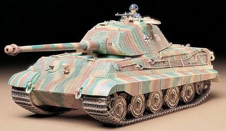 Tamiya 1/35 German King Tiger Porsche Turret Tank Kit