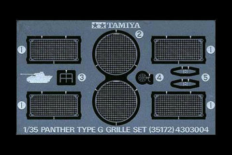 Tamiya 1/35 German Panther Photo-Etched Grille Set Kit