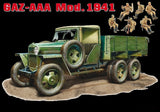 MiniArt Military Models 1/35 Soviet GAZ-AAA Mod 1941 Cargo Truck w/6 Crew Kit