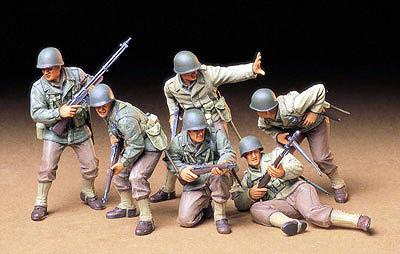 Tamiya 1/35 US Assault Infantry (6 Figures) Kit