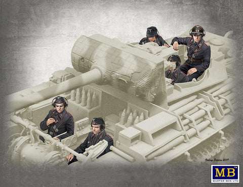 Master Box Ltd 1/35 German Tank Crew Figures 1944-1945 (5 Tankers) Kit