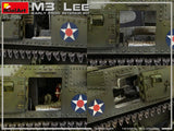 MiniArt 1/35 M3 Lee Early Production Tank w/Full Interior (New Tool) Kit