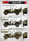 MiniArt Military Models 1/35 WWII Bantam 40BRC Military Car w/Gun & 5 Crew Kit