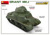 MiniArt 1/35 M3 Grant Mk1 Tank w/Full Interior (New Tool) Kit