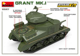 MiniArt 1/35 M3 Grant Mk1 Tank w/Full Interior (New Tool) Kit