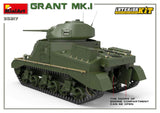 MiniArt 1/35 M3 Grant Mk1 Tank w/Full Interior (New Tool) Kit