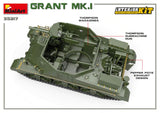 MiniArt 1/35 M3 Grant Mk1 Tank w/Full Interior (New Tool) Kit