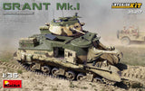 MiniArt Military 1/35 M3 Grant Mk1 Tank w/Full Interior (New Tool) Kit