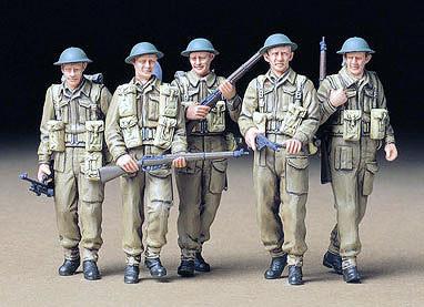 Tamiya 1/35 British Infantry on Patrol (5 Figures) Kit