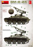 MiniArt 1/35 BM8-24 Self-Propelled Rocket Launcher (New Tool) Kit