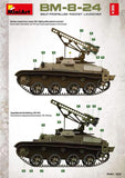 MiniArt 1/35 BM8-24 Self-Propelled Rocket Launcher (New Tool) Kit