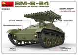 MiniArt 1/35 BM8-24 Self-Propelled Rocket Launcher (New Tool) Kit