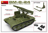 MiniArt 1/35 BM8-24 Self-Propelled Rocket Launcher (New Tool) Kit